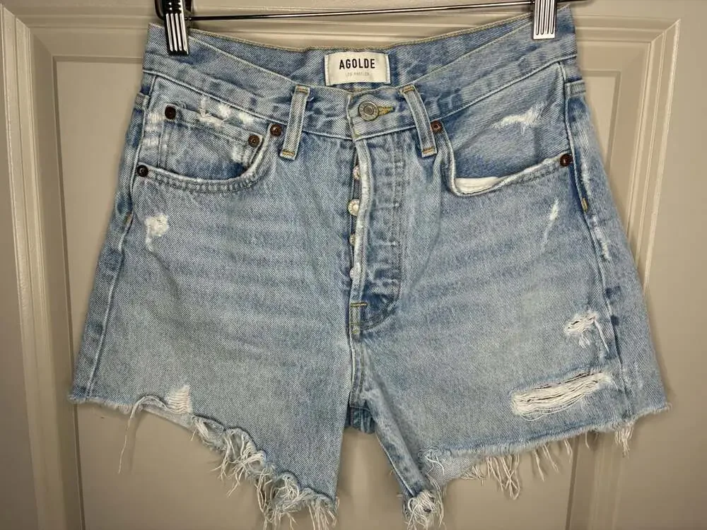 Agolde Parker Long Short in Swapmeet Size 24